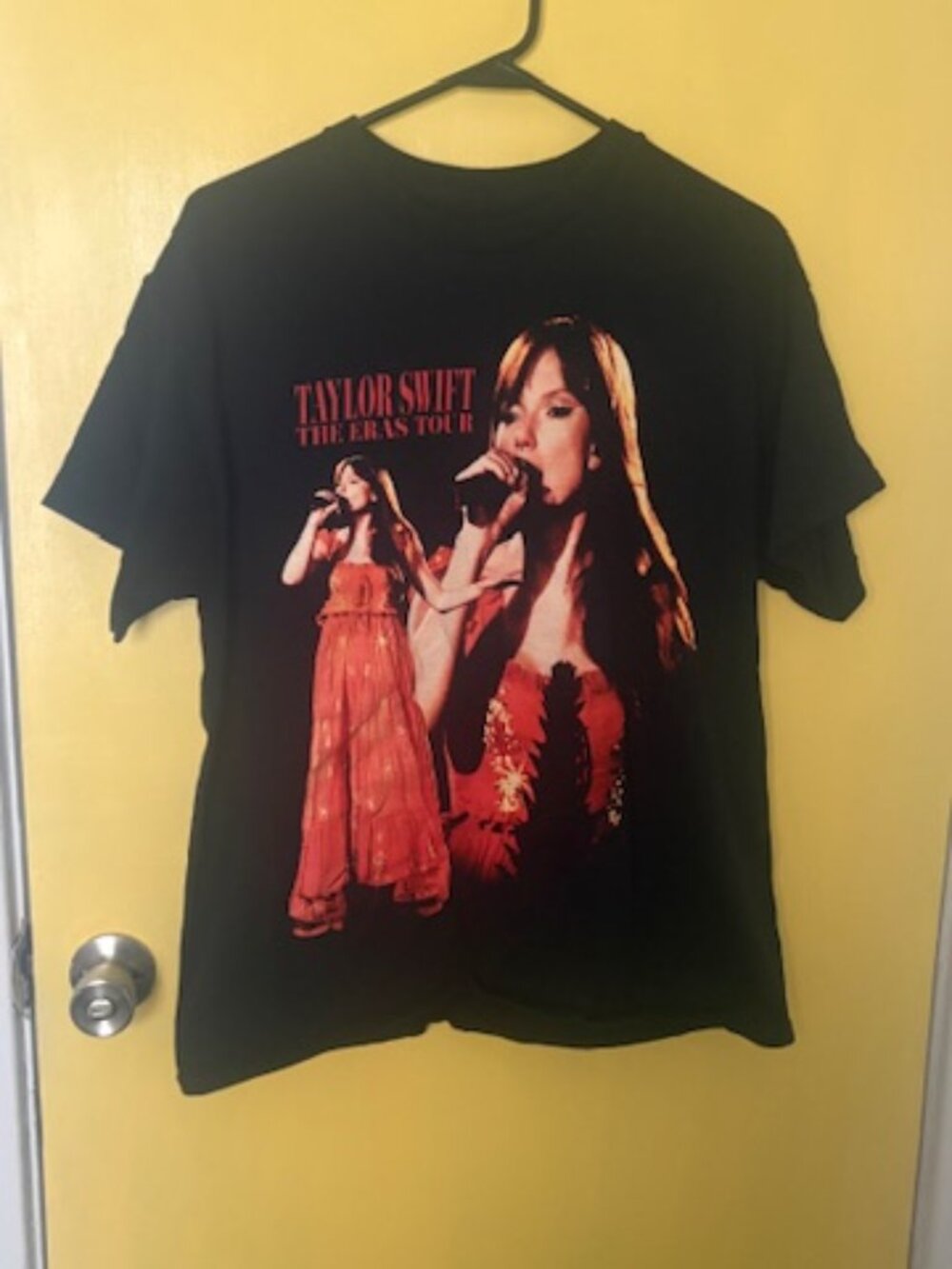 Taylor Swift Eras Tour T-shirt- Live Photo Orange Evermore Dress